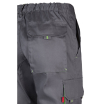 Cotton-polyester multi-pocket work trousers – 200 g/m2, Velilla green colour sixth view