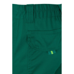 High-visibility cotton-polyester work trousers – 240 g/m2, Velilla green colour seventh view