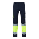 Two-tone stretch multi-pocket work trousers – 240 g/m2, Velilla yellow colour second view