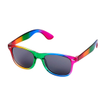 Retro sunglasses, rainbow colours, UV400 protection multicolour colour