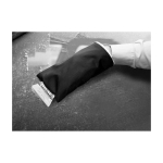 Ice scraper with glove, padded interior black colour