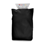 Ice scraper with glove, padded interior black colour