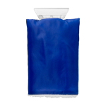 Ice scraper with glove, padded interior blue colour
