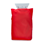 Ice scraper with glove, padded interior red colour