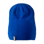 Ribbed stretch knit beanie, double layer, Elevate Life royal blue colour
