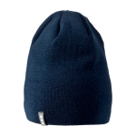Ribbed stretch knit beanie, double layer, Elevate Life navy-blue colour