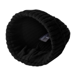Ribbed stretch knit beanie, flexible fit, Elevate Life black colour