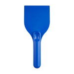 Large ice scraper, recycled plastic, handle grip royal blue colour