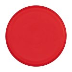 Round frisbee, recycled plastic, speckled finish red colour