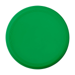 Round frisbee, recycled plastic, speckled finish green colour