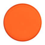 Round frisbee, recycled plastic, speckled finish orange colour