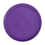Round frisbee, recycled plastic, speckled finish purple colour