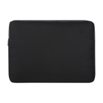 Laptop sleeve, recycled polyester, inner lining, 15.6” black colour