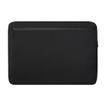 Laptop sleeve, recycled polyester, inner lining, 15.6” black colour