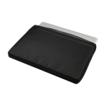 Laptop sleeve, recycled polyester, inner lining, 15.6” black colour