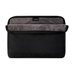 Laptop sleeve, recycled polyester, inner lining, 15.6” black colour