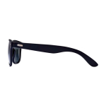 Retro sunglasses, bamboo arms, black coating black colour