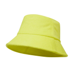 Extra-soft recycled terry hat, soft colours, 230 g/m2 lime colour