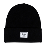 Acrylic beanie, soft-touch, low cuff, Herschel Elmer™ black colour