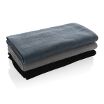 Elegant and sophisticated acrylic scarf, Polylana® black colour