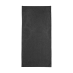Multifunction scarf made of washable polyester for gifting black colour