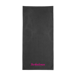 Multifunction scarf made of washable polyester for gifting black colour