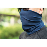 Multifunction scarf made of washable polyester for gifting black colour