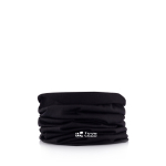 Multifunction scarf made of washable polyester for gifting black colour