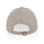 Recycled cotton cap, 6-panel, mottled fabric, 200 g/m² off white colour