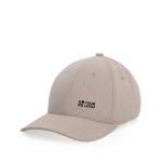 Recycled cotton cap, 6-panel, mottled fabric, 200 g/m² off white colour