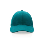 6-panel recycled cotton cap with AWARE™ tracer, 280 g/m² green colour