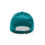6-panel recycled cotton cap with AWARE™ tracer, 280 g/m² green colour