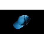 6-panel recycled cotton cap with AWARE™ tracer, 280 g/m² light blue colour