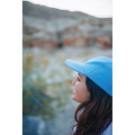 6-panel recycled cotton cap with AWARE™ tracer, 280 g/m² light blue colour