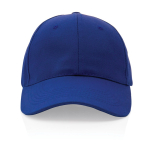 6-panel recycled cotton cap with AWARE™ tracer, 280 g/m²