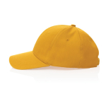 6-panel recycled cotton cap with AWARE™ tracer, 280 g/m²