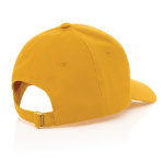 6-panel recycled cotton cap with AWARE™ tracer, 280 g/m²
