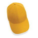 6-panel recycled cotton cap with AWARE™ tracer, 280 g/m²