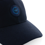 6-panel recycled cotton cap with AWARE™ tracer, 280 g/m²