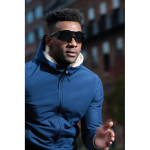 Eco sports sunglasses with polarised lenses, UV400 protection black colour