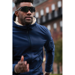 Eco sports sunglasses with polarised lenses, UV400 protection black colour