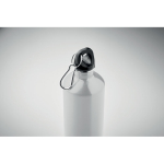 Leak-proof bottle, recycled stainless steel, 750ml white colour