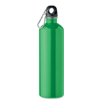 Leak-proof bottle, recycled stainless steel, 750ml green colour
