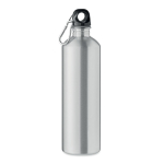 Leak-proof bottle, recycled stainless steel, 750ml matt silver colour