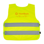 Children’s high-visibility vest, age 3–6, Velcro closure, RFX™ neon yellow colour