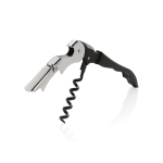 Classic stainless steel waiter's corkscrew in box black colour