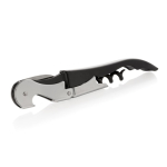 Classic stainless steel waiter's corkscrew in box black colour