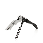 Classic stainless steel waiter's corkscrew in box black colour