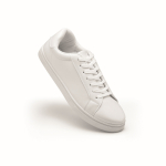 Lightweight synthetic leather slippers, rubber sole second view