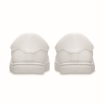 Lightweight synthetic leather slippers, rubber sole eighth view